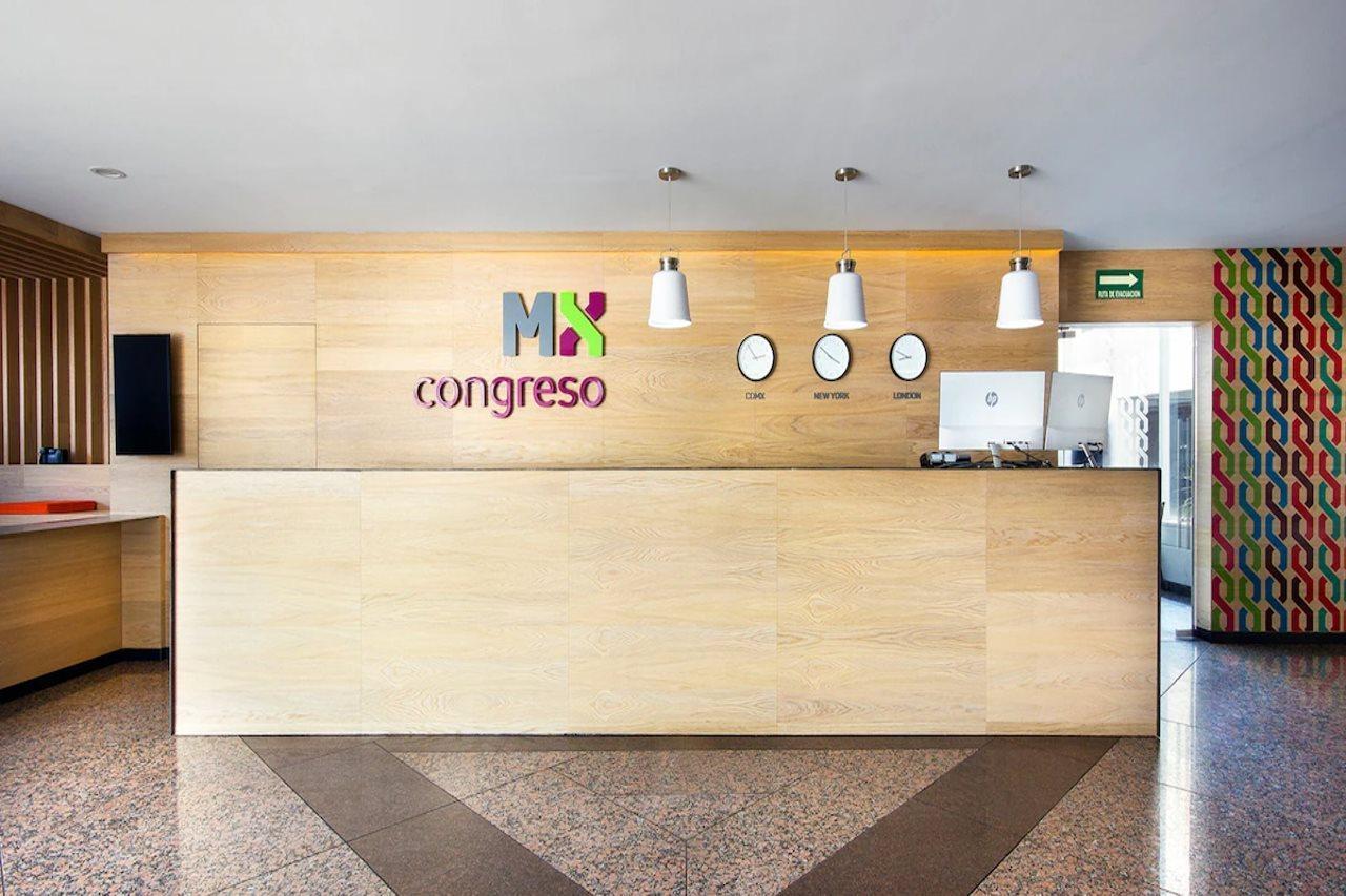 Hotel Mx Congreso Mexico-stad Buitenkant foto